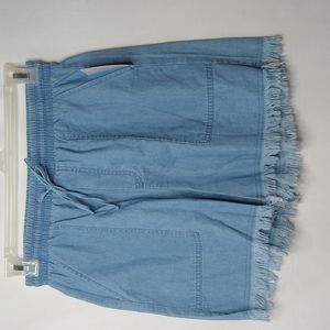 Morgan Taylor Blue  Chambray Shorts Size: Medium